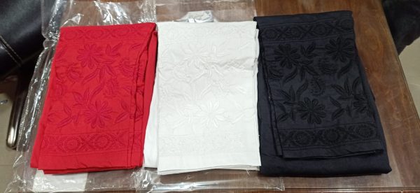 Lycra Stretchable Pant with Chikankari Work