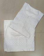 Rayon Embroidered Kurta with Plazo Set